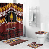 Personalised Tonga Beulah College Bathroom Set Polynesian Ngatu Tribal - Polynesian Pride