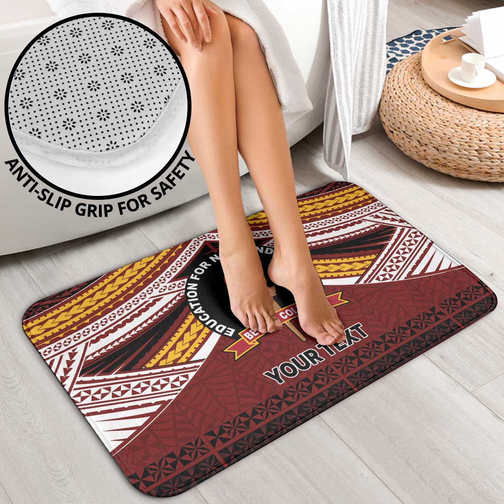 Personalised Tonga Beulah College Bathroom Set Polynesian Ngatu Tribal - Polynesian Pride