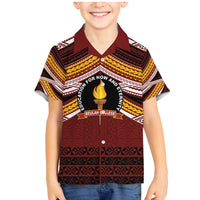 Personalised Tonga Beulah College Family Matching Mermaid Dress and Hawaiian Shirt Polynesian Ngatu Tribal