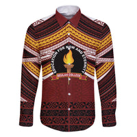 Personalised Tonga Beulah College Family Matching Puletasi and Hawaiian Shirt Polynesian Ngatu Tribal