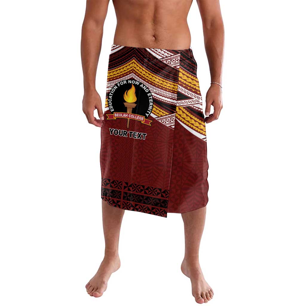 Personalised Tonga Beulah College Lavalava Polynesian Ngatu Tribal