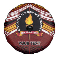 Personalised Tonga Beulah College Spare Tire Cover Polynesian Ngatu Tribal