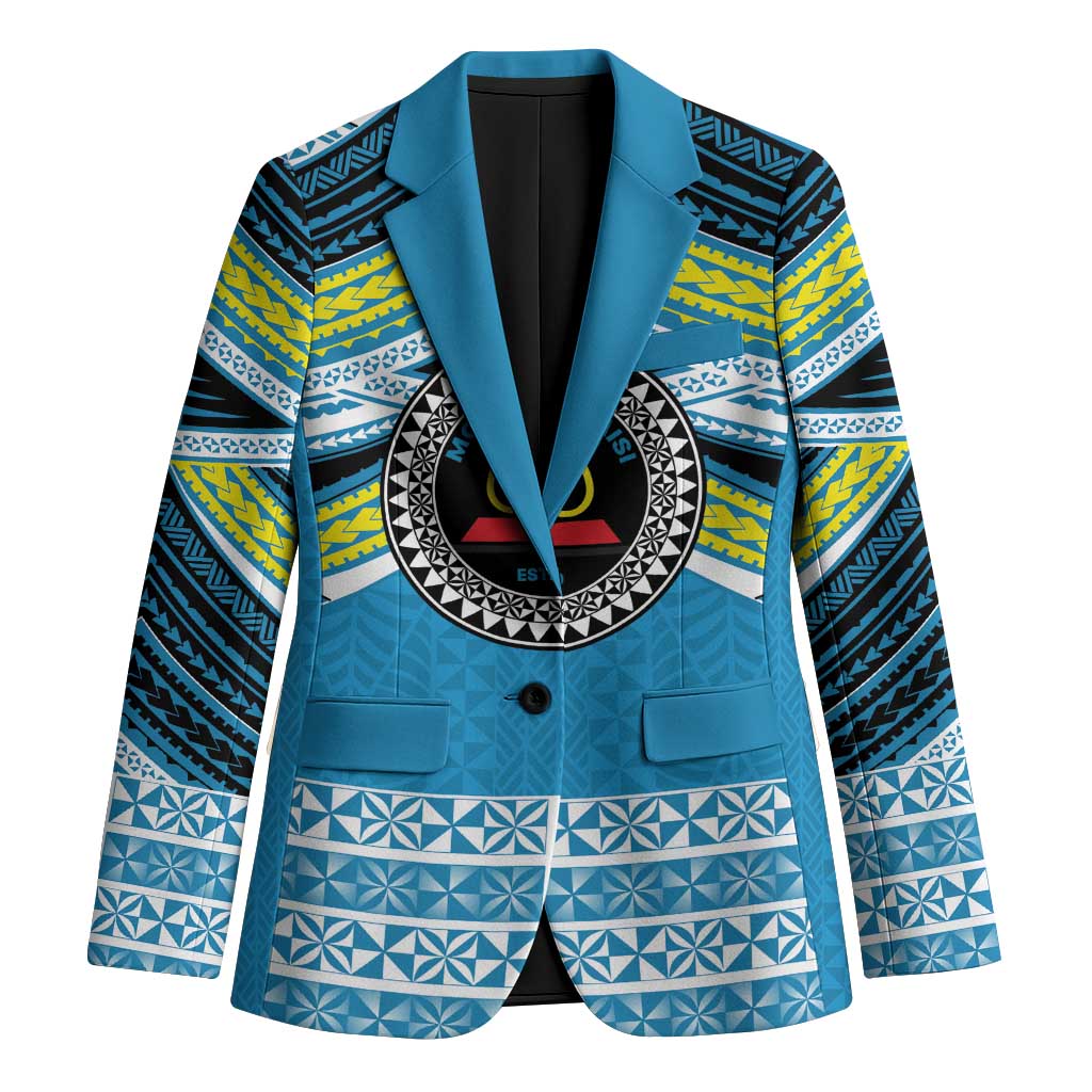Personalised Tonga Lavengamalie College Blazer Polynesian Ngatu Tribal - Polynesian Pride