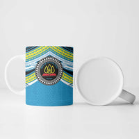 Personalised Tonga Lavengamalie College Ceramic Mug Polynesian Ngatu Tribal - Polynesian Pride