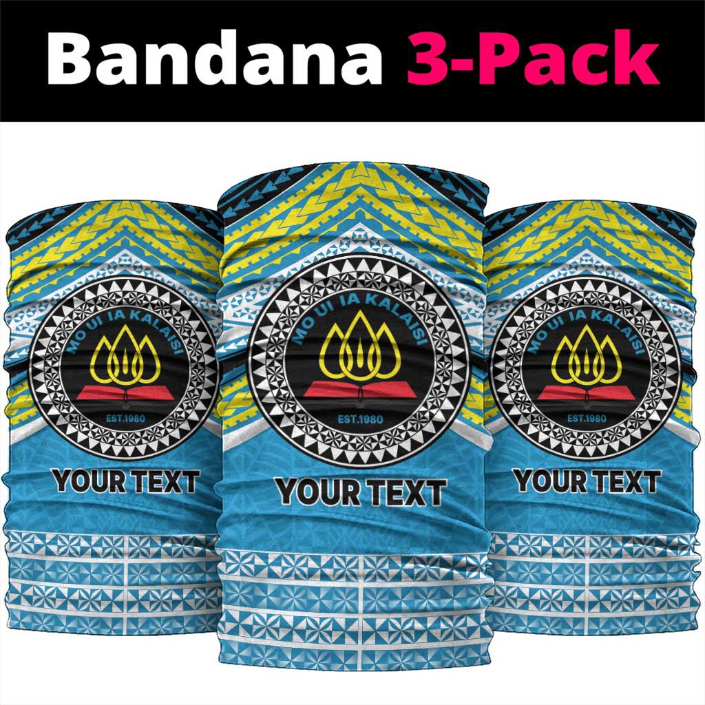 Personalised Tonga Lavengamalie College Neck Gaiter Polynesian Ngatu Tribal - Polynesian Pride