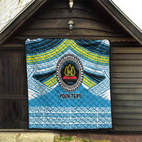 Personalised Tonga Lavengamalie College Quilt Polynesian Ngatu Tribal