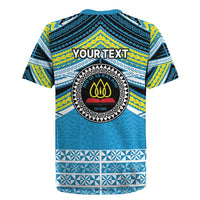 Personalised Tonga Lavengamalie College Rugby Jersey Polynesian Ngatu Tribal