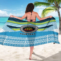 Personalised Tonga Lavengamalie College Sarong Polynesian Ngatu Tribal