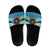 Personalised Tonga Lavengamalie College Slide Sandals Polynesian Ngatu Tribal - Polynesian Pride