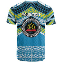 Personalised Tonga Lavengamalie College T Shirt Polynesian Ngatu Tribal