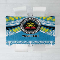 Personalised Tonga Lavengamalie College Tablecloth Polynesian Ngatu Tribal