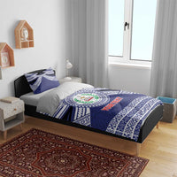 Personalised Tonga Sia'atoutai Theological College Bedding Set Polynesian Ngatu Tribal