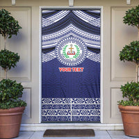 Personalised Tonga Sia'atoutai Theological College Door Cover Polynesian Ngatu Tribal - Polynesian Pride