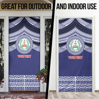 Personalised Tonga Sia'atoutai Theological College Door Cover Polynesian Ngatu Tribal - Polynesian Pride