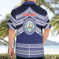 Personalised Tonga Sia'atoutai Theological College Hawaiian Shirt Polynesian Ngatu Tribal