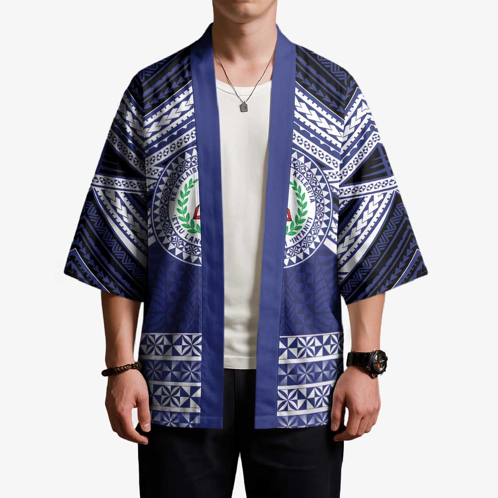 Personalised Tonga Sia'atoutai Theological College Kimono Polynesian Ngatu Tribal - Polynesian Pride