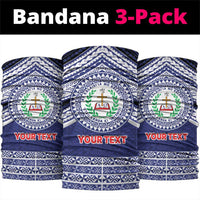Personalised Tonga Sia'atoutai Theological College Neck Gaiter Polynesian Ngatu Tribal - Polynesian Pride
