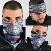 Personalised Tonga Sia'atoutai Theological College Neck Gaiter Polynesian Ngatu Tribal - Polynesian Pride