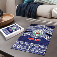 Personalised Tonga Sia'atoutai Theological College Puzzle Polynesian Ngatu Tribal - Polynesian Pride