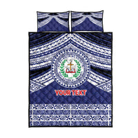 Personalised Tonga Sia'atoutai Theological College Quilt Bed Set Polynesian Ngatu Tribal