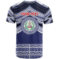 Personalised Tonga Sia'atoutai Theological College T Shirt Polynesian Ngatu Tribal