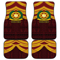Personalised Tonga Vava'u High School Car Mats Polynesian Ngatu Tribal