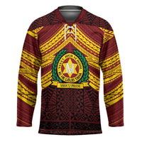 Personalised Tonga Vava'u High School Hockey Jersey Polynesian Ngatu Tribal - Polynesian Pride