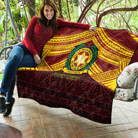 Personalised Tonga Vava'u High School Quilt Polynesian Ngatu Tribal