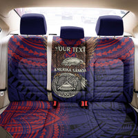 American Samoa Brave Eagle Personalized Back Car Seat Cover National Flag Color