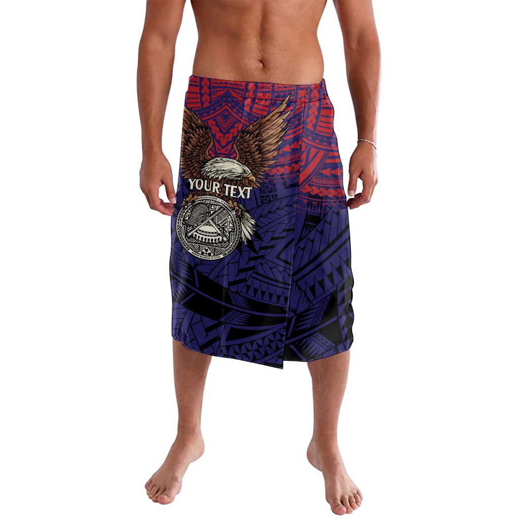 American Samoa Brave Eagle Personalized Lavalava National Flag Color
