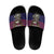 American Samoa Brave Eagle Personalized Slide Sandals National Flag Color - Polynesian Pride