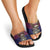 American Samoa Brave Eagle Personalized Slide Sandals National Flag Color - Polynesian Pride