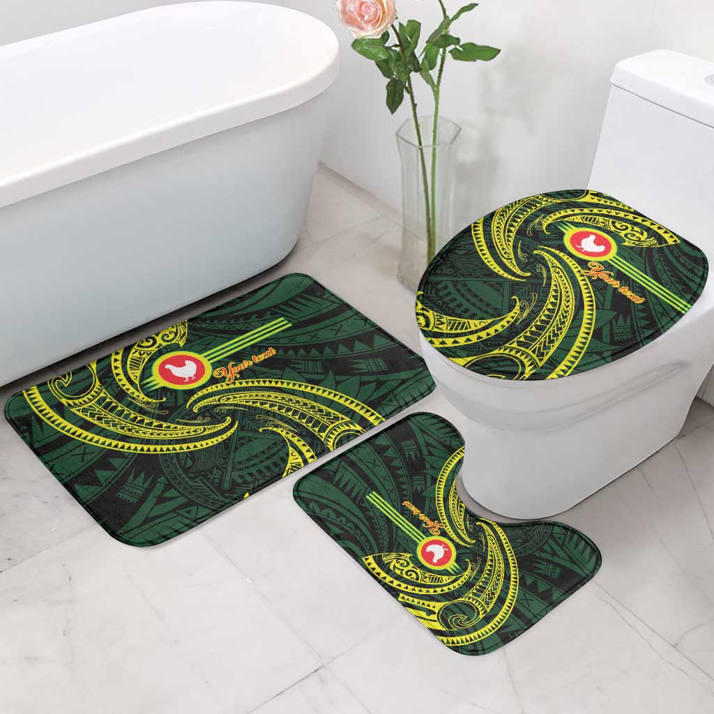 American Samoa Manua Cession Day Personalized Bathroom Set Polynesian Wave Style - Polynesian Pride