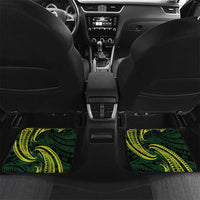 American Samoa Manua Cession Day Personalized Car Mats Polynesian Wave Style