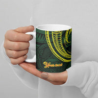 American Samoa Manua Cession Day Personalized Ceramic Mug Polynesian Wave Style - Polynesian Pride