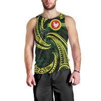 American Samoa Manua Cession Day Personalized Men Tank Top Polynesian Wave Style