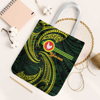 American Samoa Manua Cession Day Personalized Tote Bag Polynesian Wave Style - Polynesian Pride