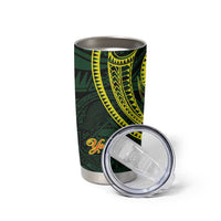 American Samoa Manua Cession Day Personalized Tumbler Cup Polynesian Wave Style LT9 - Polynesian Pride