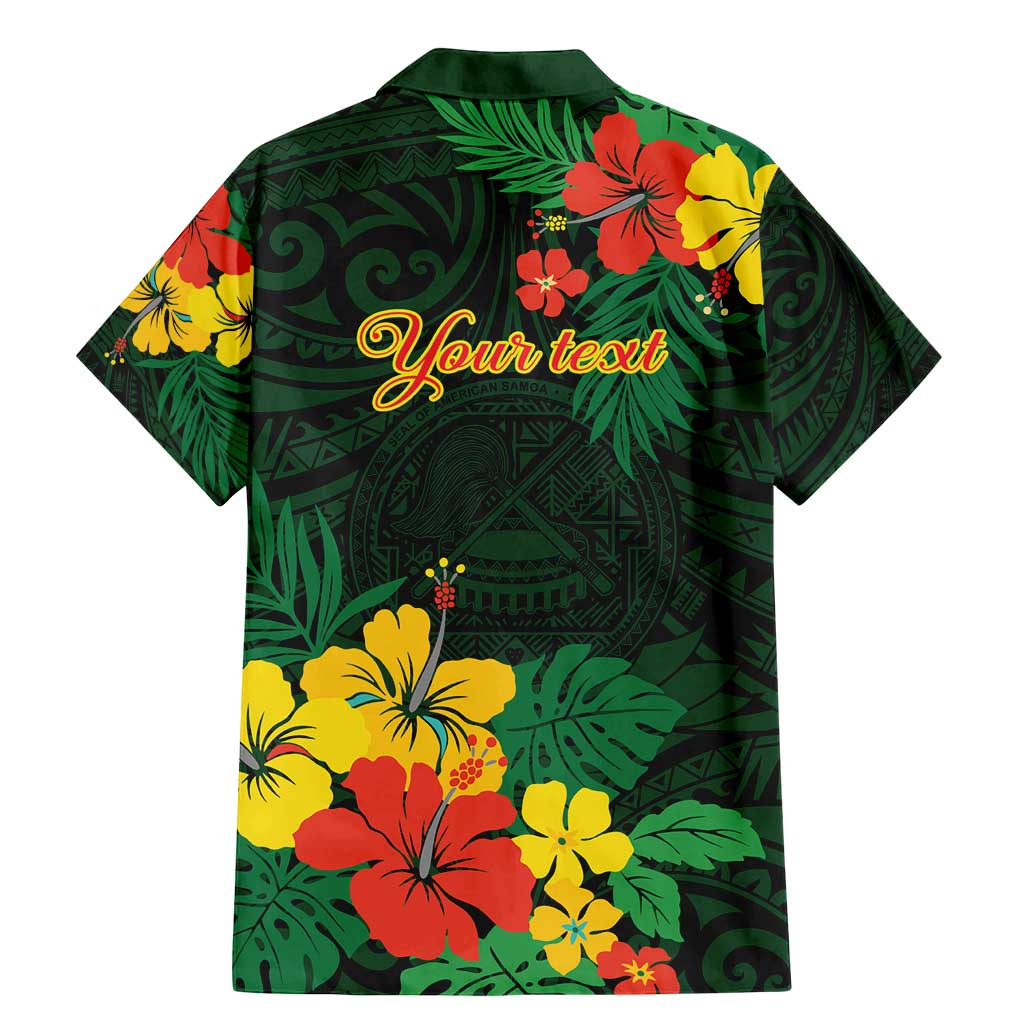American Samoa Manu'atele Personalized Family Matching Mermaid Dress and Hawaiian Shirt Manua Island Hibiscus Flowers