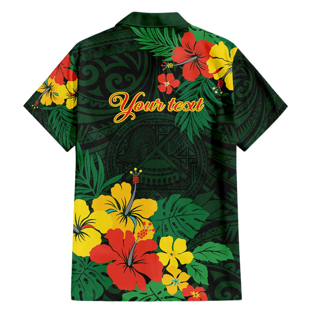 American Samoa Manu'atele Personalized Hawaiian Shirt Manua Island Hibiscus Flowers