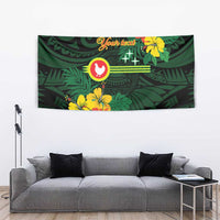 American Samoa Manu'atele Personalized Tapestry Manua Island Hibiscus Flowers