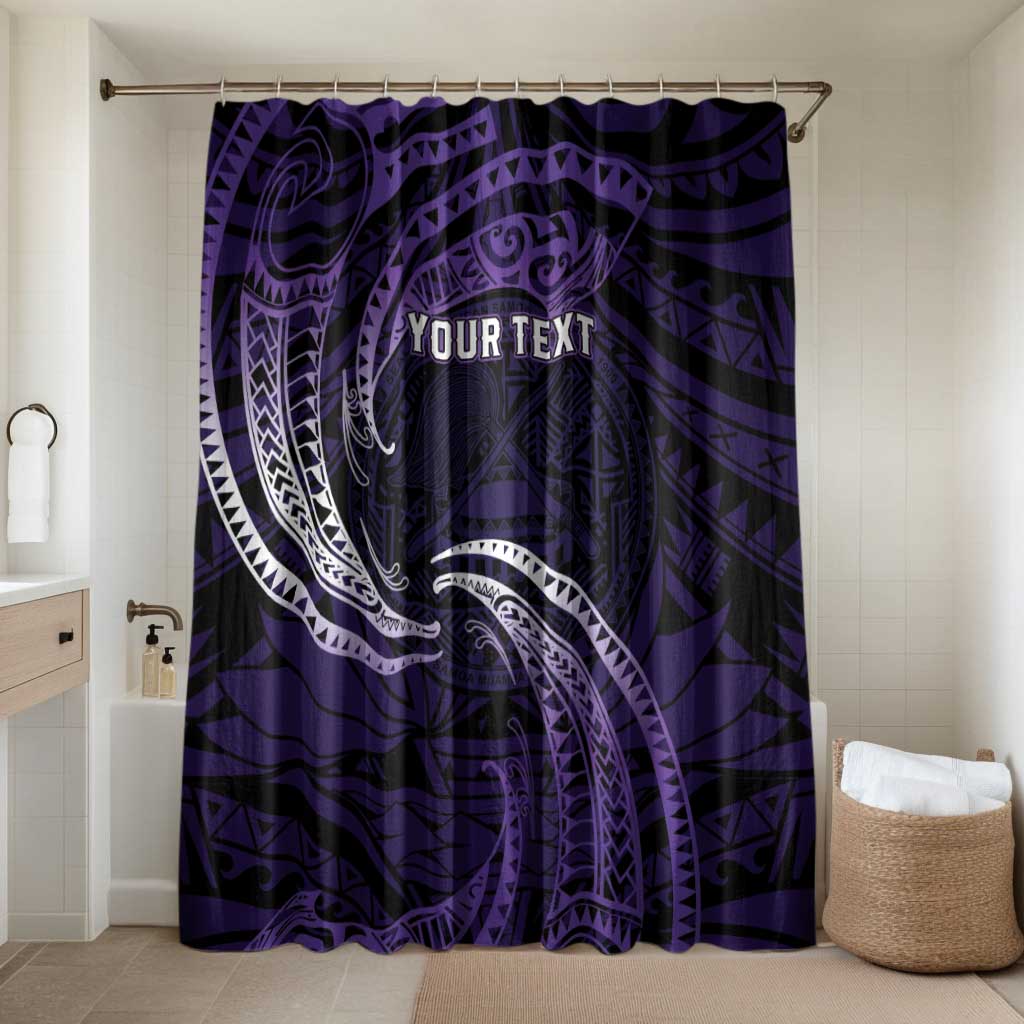 Manua Segaula American Samoa High School Personalized Bathroom Set Polynesian Wave Style - Polynesian Pride