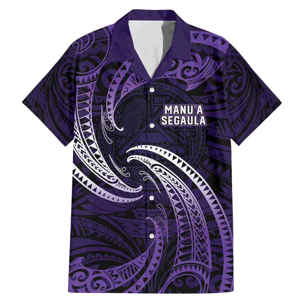 Manua Segaula American Samoa High School Personalized Family Matching Mermaid Dress and Hawaiian Shirt Polynesian Wave Style
