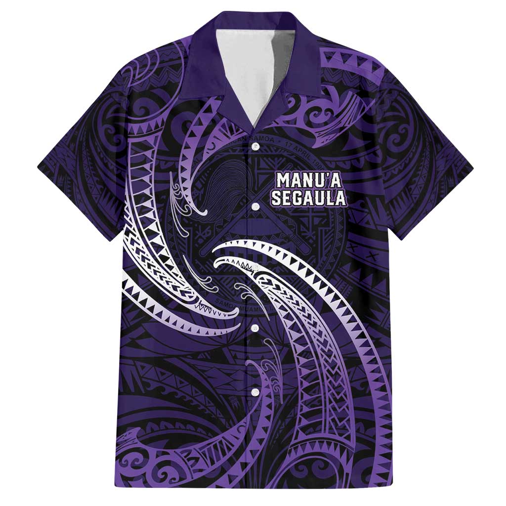 Manua Segaula American Samoa High School Personalized Family Matching Tank Maxi Dress and Hawaiian Shirt Polynesian Wave Style