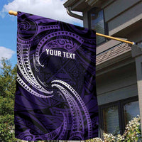 Manua Segaula American Samoa High School Personalized Garden Flag Polynesian Wave Style