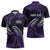 Manua Segaula American Samoa High School Personalized Zipper Polo Shirt Polynesian Wave Style - Polynesian Pride