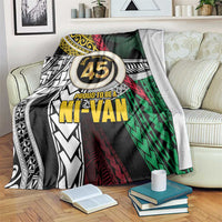 Ni-Van Vanuatu 45th Yumi Yumi Yumi Blanket Vanuatuan Boar Tusk Polynesian Pattern