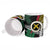 Ni-Van Vanuatu 45th Yumi Yumi Yumi Ceramic Mug Vanuatuan Boar Tusk Polynesian Pattern - Polynesian Pride