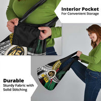 Ni-Van Vanuatu 45th Yumi Yumi Yumi Grocery Bag Vanuatuan Boar Tusk Polynesian Pattern