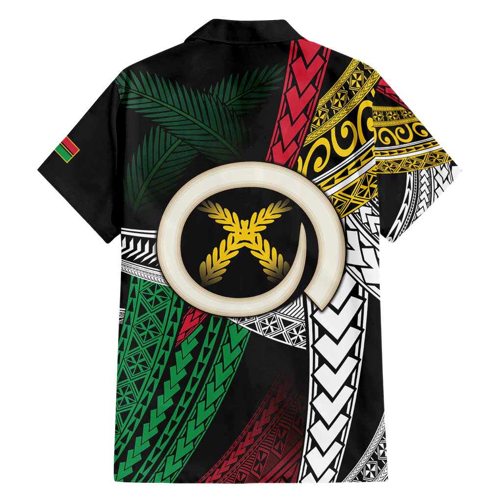 Ni-Van Vanuatu 45th Yumi Yumi Yumi Hawaiian Shirt Vanuatuan Boar Tusk Polynesian Pattern